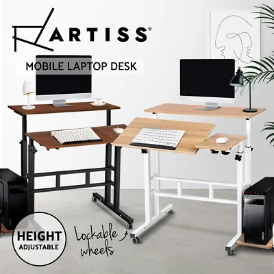 $70.95 • Buy Artiss Laptop Desk Portable Mobile Bed Computer Table Stand Adjustable IPad