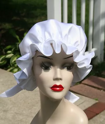 Home Made Satin Head Piece For Sissy Cross Dressers Maid And Sissy Girl Dresses  • $35