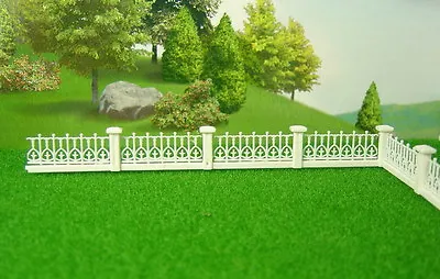 LG20009 1 Meter Model Railway 1:200 N Z Scale Building Fence Wall White • $8.99