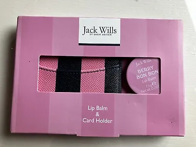 Jack Wills. Card Holder And Lip Balm Set - Unused Gift With Slight Damage To Box • £6.50