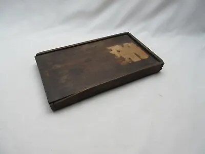 £15.95 • Buy Vintage Old Small Wooden Pencil Box Case Or Instrument Box
