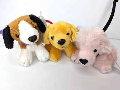 Mary Meyer Wiggle Walkers Lot Of 3 | Mini Beagle Lab Poodle Plush 3  | NOS • $19.99