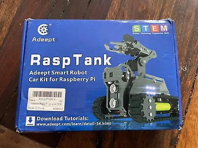 Adeept RaspTank WiFi Smart Robot Tank Kit For Raspberry Pi • $45