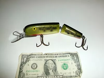 6-1/2  Body Leo Jointed Wood Crankbait Musky Muskie Lure - Used • $14.99