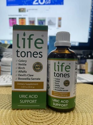 $39.99 • Buy Lifetones Uric Acid Support Joint Muscle Comfort Herbal Cleanse Life Tones NEW