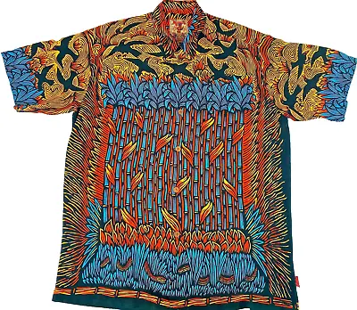 Vintage MAMBO LOUD Shirt - Burning The Cane - Bruce Goold - Excellent Condition • $299