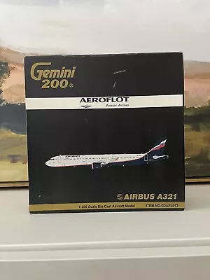 *RARE* Gemini Jets Aeroflot Airbus A321 1/200 Scale G2AFL017 Gemini200 READ • $129.99