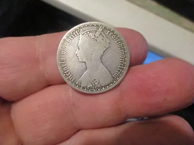 1873 Sterling Silver Florin - Queen Victoria • $29.99