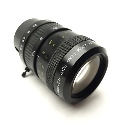Rainbow S6X11 Camera Zoom Lens 2/3 CCD F/1.4-C 11.5-69mm FL C-Mount  • $75