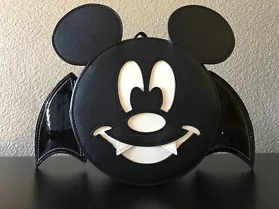 Mickey Vampire Bat Convertible Loungefly Disney Crossbody Mini Backpack Bag • $84.99