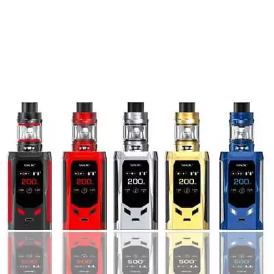 SMOK R-KISS 200w Authentic Vape Kit With 2ml TFV-MINI V2 Tank TPD Or V1 A1 Coil • £29.79