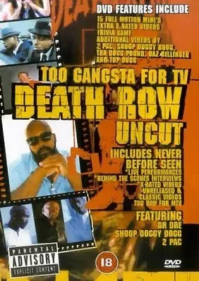 Death Row Uncut Dvd 2pac Snoop Rap Hip Hop • £2.50