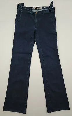 MiH Jeans The Madrid Flat Front Straight Leg Dark Wash WJ1017RW Womens Size 26 • $21