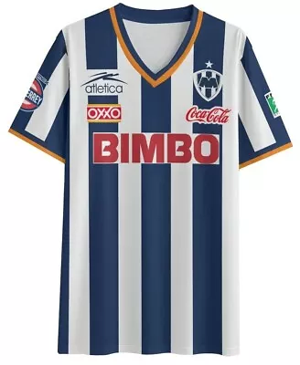 Rayados Monterrey - Camisa Shirt Replica Retro 2002 2003 Home Check Size Chart • $26.99