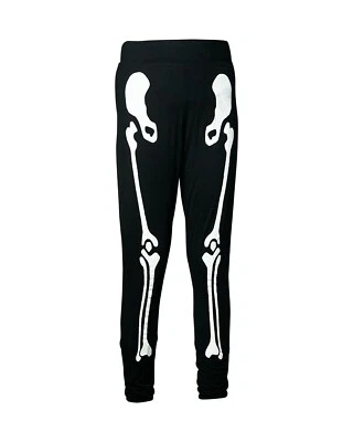 £7.99 • Buy Womens Halloween Leggings Party Costume Ladies Skeleton Hands Printed Bottoms