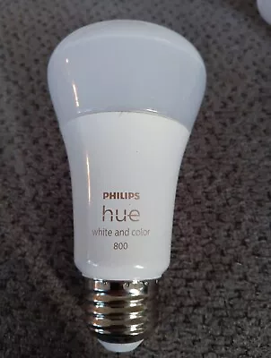 Philips 548487 Hue White & Color Ambiance A19 Bluetooth Smart LED Bulb • $24.99