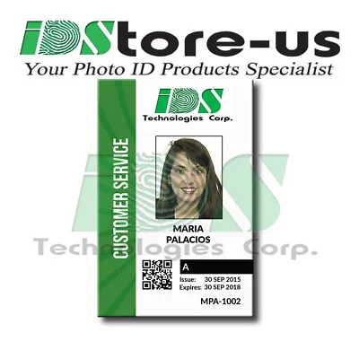 Full Color Custom Printed PVC ID Cards High Quality Printed Personalized ID's • $12.50