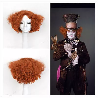 Adult Alice Electric Mad Hatter Halloween Wig Heat Resistat Synthetic Hair Wig # • $22.50