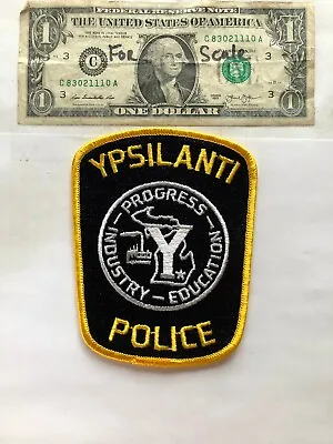 Ypsilanti Michigan Police Patch Un-sewn Great Condition   • $12.75