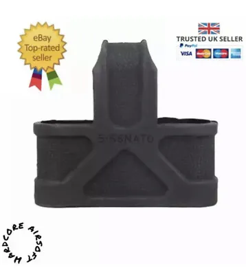 £8.49 • Buy 3 X Airsoft Magazine Finger Pull AEG STANAG M4 M16 Mag Pouch Not Magpul BB Gun