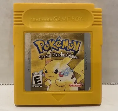 Pokémon Yellow Version Special Pikachu Edition Authentic • $40