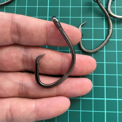 HEAVYWEIGHT MUTSU CIRCLE HOOKS Super Strong Fishing Circle Hooks 5/0-16/0  • $14.99
