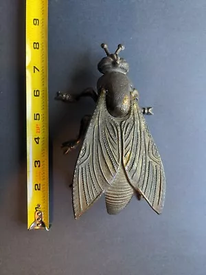 Art Brass Metal Table Fly Insect Bugs Ashtray Retro Authentic VTG  • $25