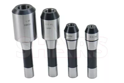 Shars 4pc R8 End Mill Holder Adapter 3/8 1/2 3/4 1  For Bridgeport Milling M[ • $48.95