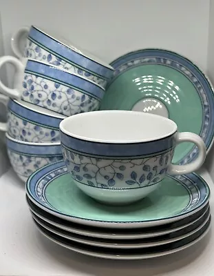 SUSANNE By Mikasa 10 Pc Fine China Tea Cup And Saucer Made In Portugal • $35