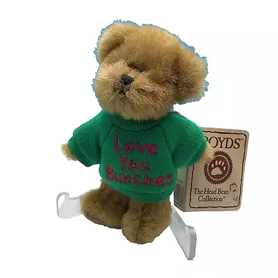 Boyds Bear 4  Mini Message Bear Love You Bunches Thinkin' Of Ya Series With Tag • $175