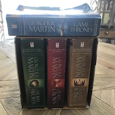 Game Of Thrones A Song Of Ice And Fire By George R.R. Martin 4 Book Box Set • $14.99