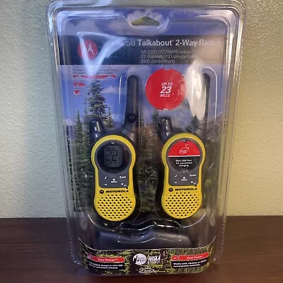 New Motorola Talkabout MH230R Yellow Handheld 22Channels Two Way Radio 23 Mile • $129