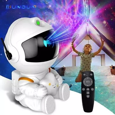 New Astronaut Starry Galaxy Projector Night Light Lamp Space Nebula Star +Remote • £12.72