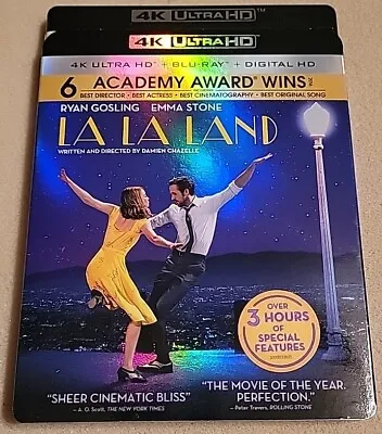 La La Land (4K Ultra HD Blu-ray 2016) W/Slipcover Ryan Gosling Emma Stone • $34.99