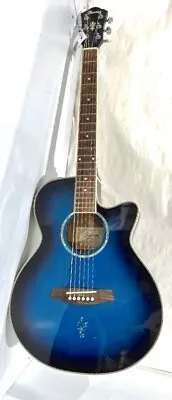 Ibanez Acoustic Electric Guitar - Blue Model #aeg10gb-ms-14-01 • $170