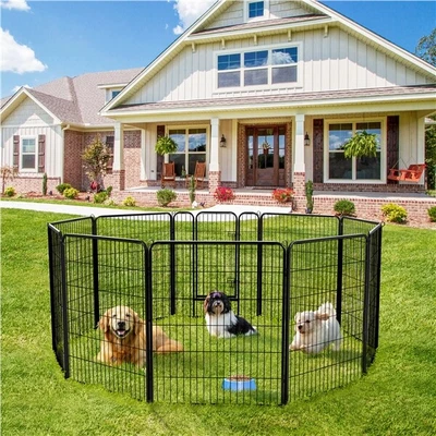 $109.98 • Buy 40  Dog Playpen 8 Panel Pet Pen For Puppy/Cat/Rabbit/Small Animals Play Fence
