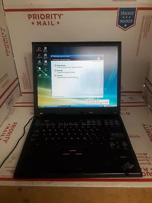 IBM ThinkPad T43 1.73Ghz 512MB RAM 160GB HDD Win XP Office Fingerprint #341 • $199.99