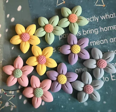 £4.38 • Buy 10Pcs Shoes Accessories DIY Flower Shoes Buttons Decoration For Croc Charms Gif