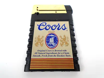 Vintage Vector Coors Beer Slim Refillable Electronic Lighters Bundle NOS 1996 • $6.48