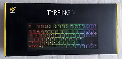 DREVO Tyrfing V2 87 Key  Mechanical Gaming Keyboard  Blue Switch • £17.99