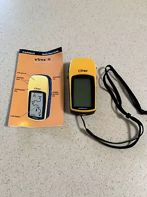 Garmin ETrex H Personal Navigator GPS Handheld - Tested & Working! • $60