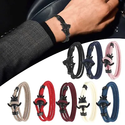 Fashion Bracelet Turtle Nautical Bracelet Men's Women's Charm Nautical Rope • £2.39