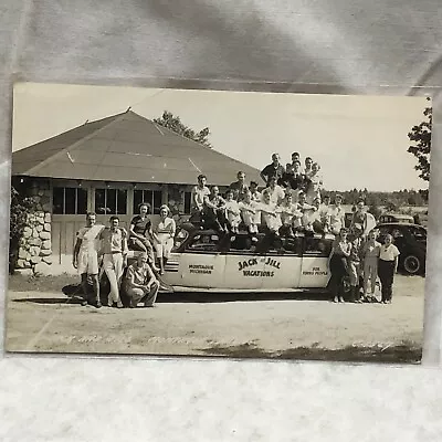 Vintage 1943 Real Photo Postcard Jack & Jill Montague Michigan • $19.99