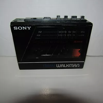 Vintage 1980s Sony Walkman WM-F77 Cassette Tape Player NOT WORKING For Repair • $44.99