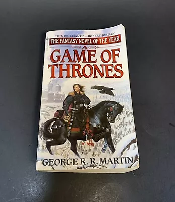 A Game Of Thrones - George R.R. Martin 1997 First Bantam PB Cover Stephen Youll • $14.99