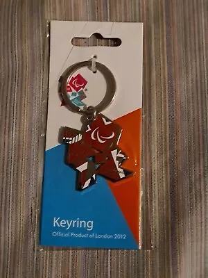 London 2012 Paralympics - Official Union Jack Keyring - Brand New - Unopened  • £4