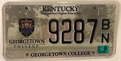 GEORGETOWN COLLEGE TIGERS License Plate Toyota Stadium Songfest Georgetownian KY • $54.99