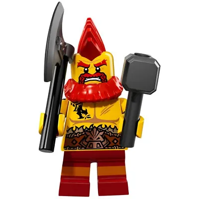 LEGO Series 17 Collectible Minifigures 71018 -  Battle Dwarf (SEALED) • $12.95