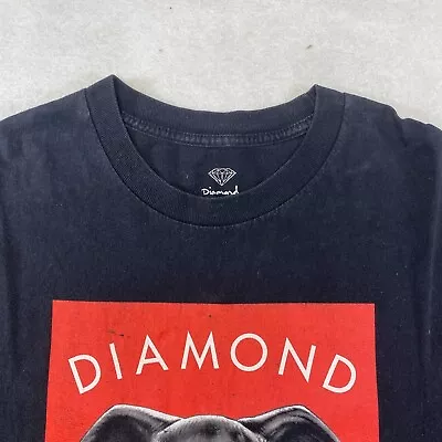 Diamond Supply Co. Elephant Graphic Tee Thrifted Vintage Style Size L • $17.50