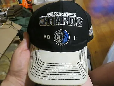 Dallas Mavericks 2011 NBA Champions Finals Hook And Loop Hat Cap NBA Elevation • $18.95